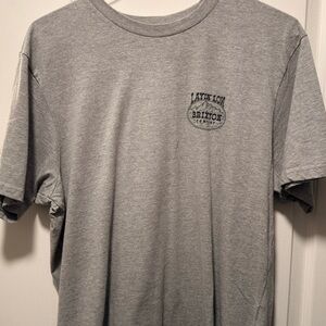 Brixton Heather Gray Short Sleeve Tee -NWOT